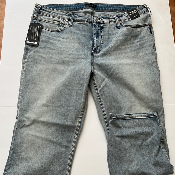 MOST WANTED ANKLE STRAIGHT. 20W/27 INDIGO. POWER STRETCH - Picture 1 of 5